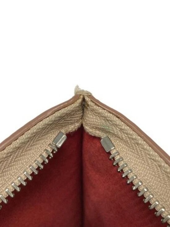 CHRISTIAN LOUBOUTIN Loubi Clutch Pink Beige Leather Clutch Bag